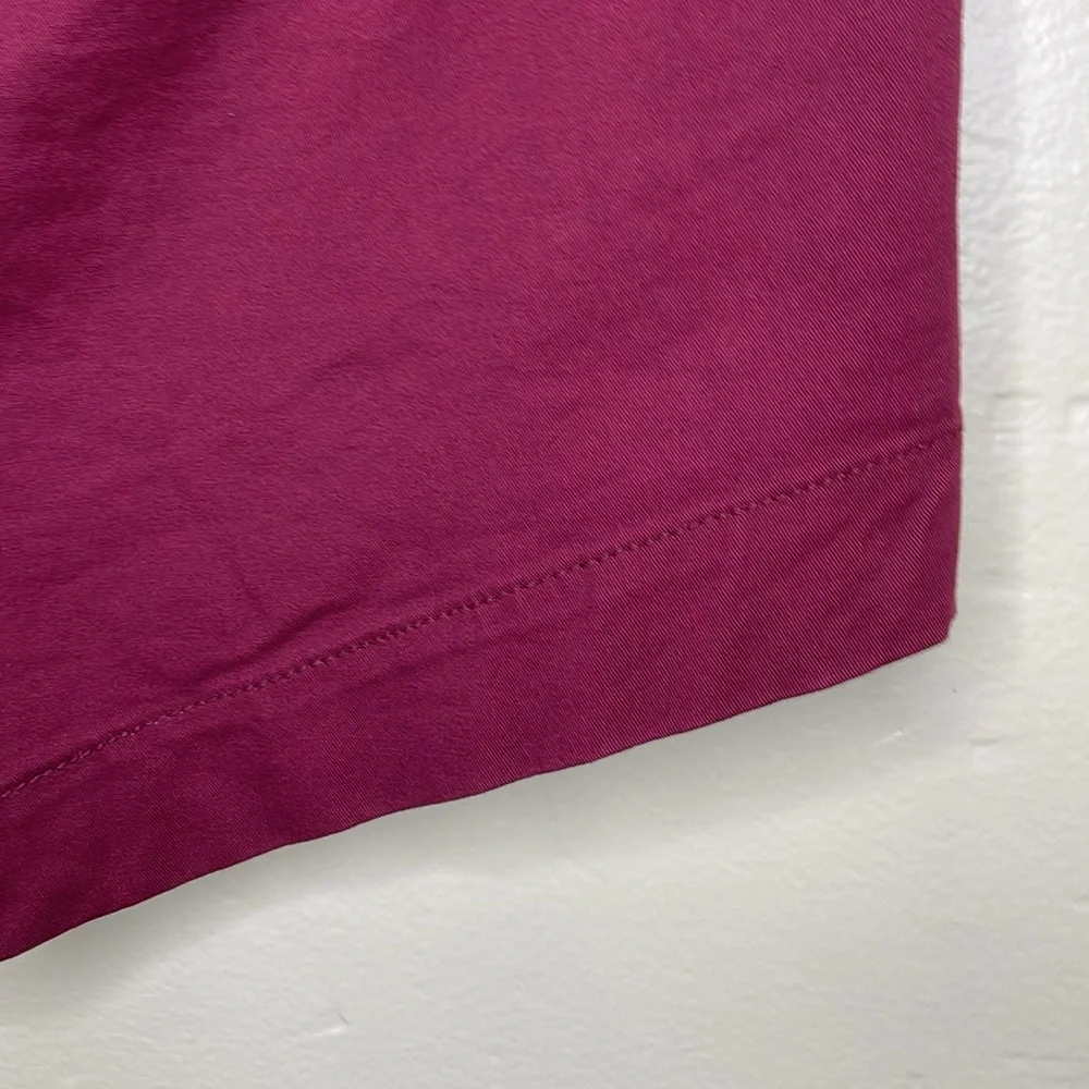 OLD NAVY Everyday Shorts Burgundy Cotton Classic Preppy Chino Style NWT 2